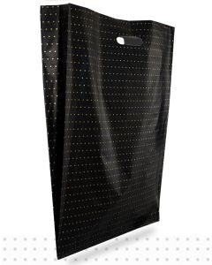 X-LARGE Gold Dots HD Plastic Bags