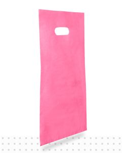 Plastic Carrier Bags SMALL Pink HD
