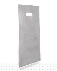 Plastic Carrier Bags SMALL Silver HD