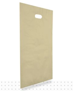 Plastic Carrier Bags LARGE Gold HD