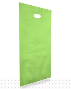 Plastic Carrier Bags LARGE Lime HD