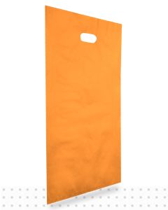 Plastic Carrier Bags LARGE Orange HD