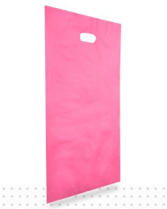 Plastic Carrier Bags LARGE Pink HD