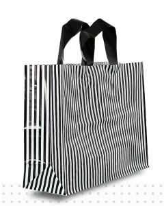 SMALL Black Stripes HD Plastic Bags