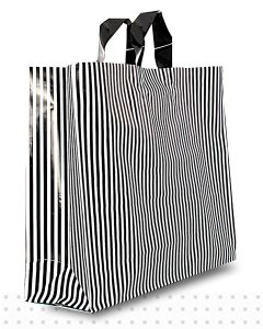Large Black Stripes HD Plastic Bag