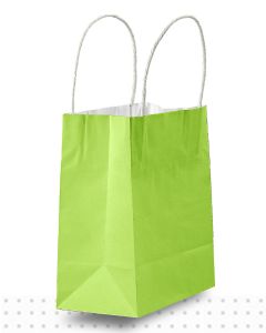 Coloured Paper Bags TODDLER Lime Regular