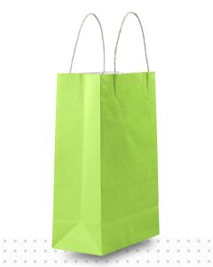 Coloured Paper Bags JUNIOR Lime Regular