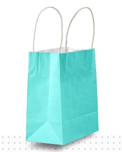 Coloured Paper Bags TODDLER Blue Regular