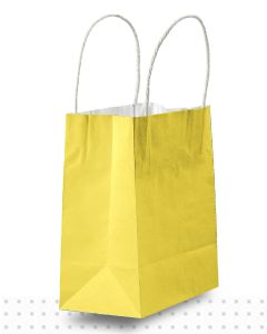 Coloured Paper Bags TODDLER Yellow Regular