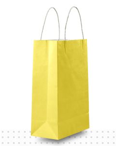 Coloured Paper Bags JUNIOR Yellow Regular