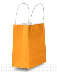 Coloured Paper Bags TODDLER Orange Regular