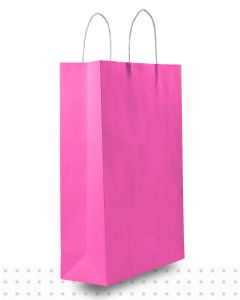 Coloured Paper Bags MIDI Pink Regular