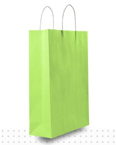 Coloured Paper Bags MIDI Lime Regular