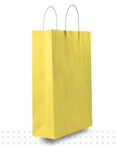 Coloured Paper Bags MIDI Yellow Regular