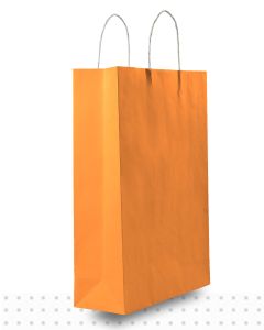 Coloured Paper Bags MIDI Orange Regular