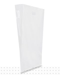 Coloured Plastic Bags LARGE White LD