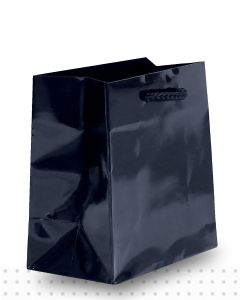 Laminated Carry Bags TINY Gloss Black Deluxe