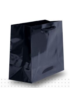 Laminated Carry Bags SMALL Gloss Black Deluxe