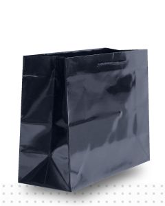 Laminated Carry Bags MEDIUM Gloss Black Deluxe
