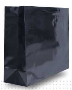 Laminated Carry Bags X-LARGE Gloss Black Deluxe