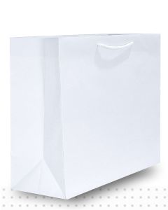 Gift Bags LARGE Matte White Deluxe