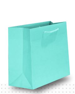 Gift Bags SMALL Matte Aqua Deluxe