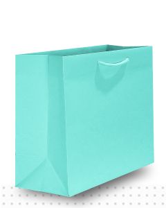 Gift Bags MEDIUM Matte Aqua Deluxe