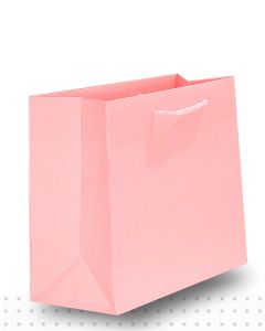 Gift Bags SMALL Matte Pale Pink Deluxe