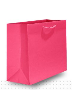 Gift Bags MEDIUM Matte Hot Pink Deluxe